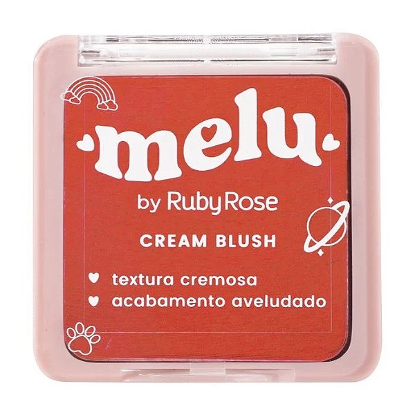 Blush Líquido Melu Strawberry Ruby Rose: Bochechas naturais e saudáveis
