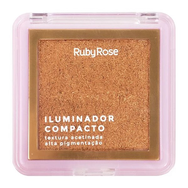 Iluminador Compacto Hl110 Ruby Rose: Brilho e efeito glow para o seu rosto