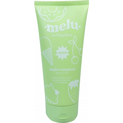 Loção Corporal Berry Pie Melu - Mirtilo - Rubyrose: Hidratação e perfumação para uma pele macia e aveludada