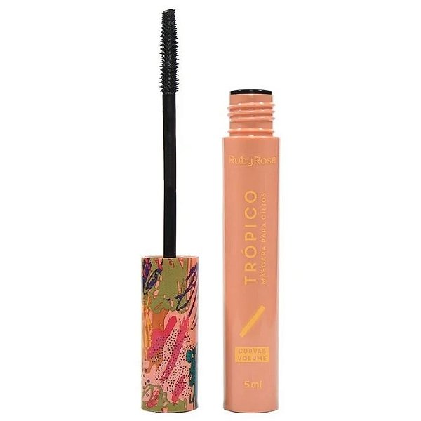 Máscara para Cílios Curva e Volume Rubyrose: Cílios curvados e volumosos para um olhar marcante