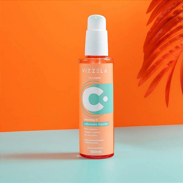 Sabonete Líquido Vitamina C Vizzela: Pele iluminada e protegida