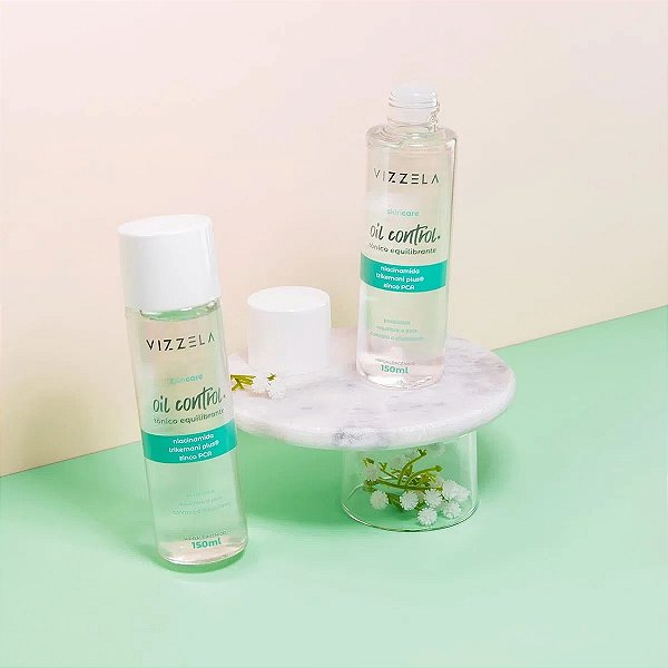 Tônico Equilibrante Oil Control Vizzela: Pele limpa, equilibrada e sem brilho
