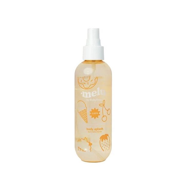 Body Splash Melu Buttercream Ruby Rose: Fragrância doce e cremosa
