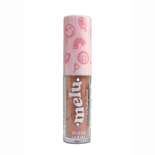 Gloss Labial Melu By Ruby Rose Bolo de Nozes: Brilho e cor irresistíveis