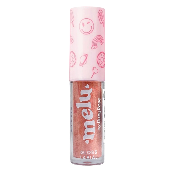 Lip Gloss Brilhante Papaya com Cassis Melu by Ruby Rose: Brilho e cor com sabor tropical