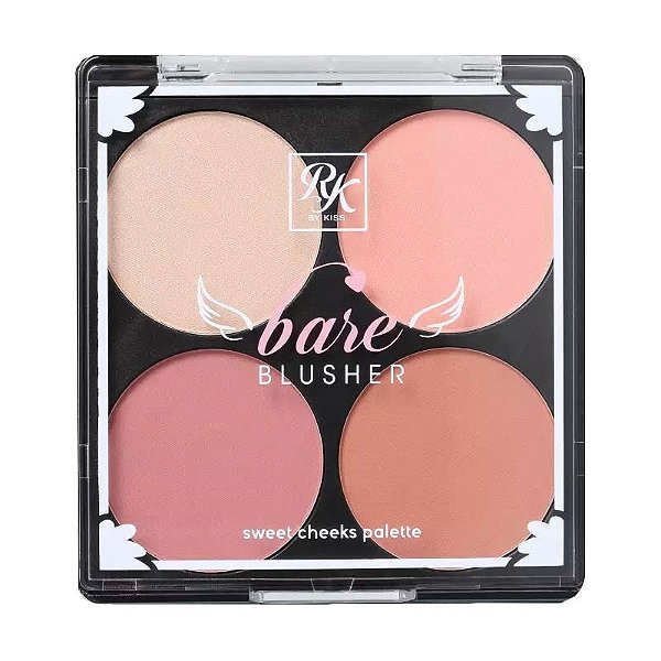 Paleta de Blush by Ruby Kisses Baring Bare: Tons naturais para uma pele radiante