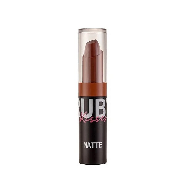 Batom Matte Warm Sienna Ruby Kisses: Cor quente e elegante para os lábios