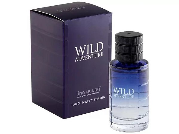 Perfume Coscentra Linn Young Wild Adventure - Masculino Eau de Toilette 30ml: Aroma cítrico e refrescante para homens aventureiros