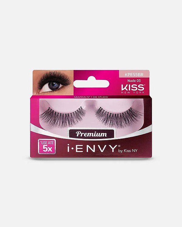 Cílios Postiços i-Envy Nude 03 - Kiss New York: Cílios postiços naturais e discretos