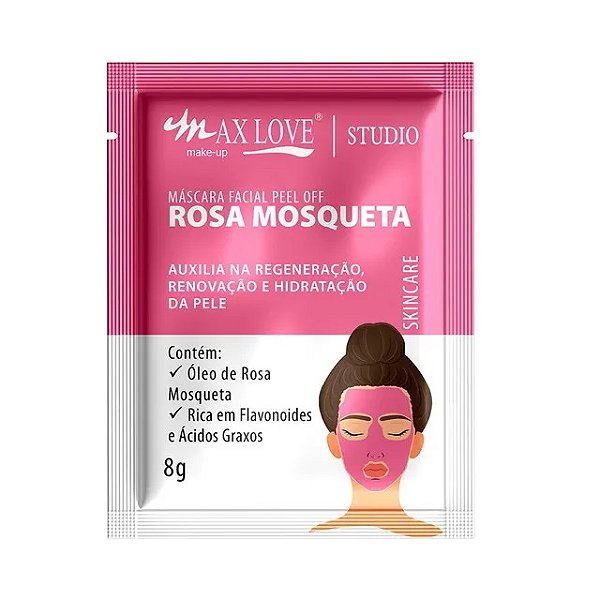 Máscara facial Rosa Mosqueta Max Love: Hidratação e renovação da pele