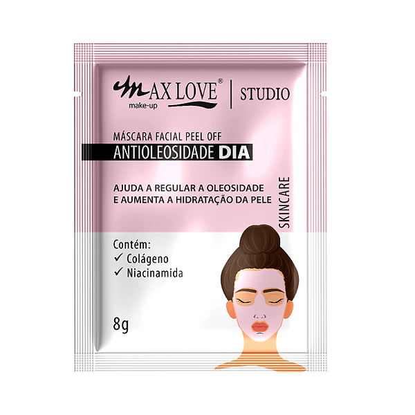 Máscara facial Peel Off Antioleosidade Dia Max Love: Controle de oleosidade e renovação da pele