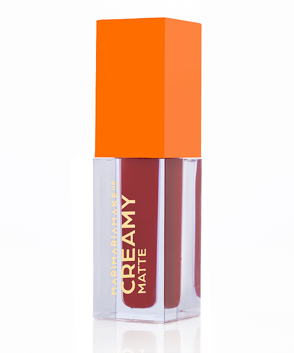 Batom Creamy Matte - Blazing Mari Maria Makeup: Batom vermelho intenso e confortável