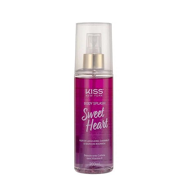 Body Splash Sweet Heart Kiss New York - 200ml: Encante-se com a Doçura Irresistível!