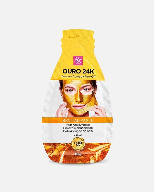 Máscara Dourada Peel Off Carvão Detox Box Set 10g Ruby Kisses: Detoxifique e Ilumine sua Pele