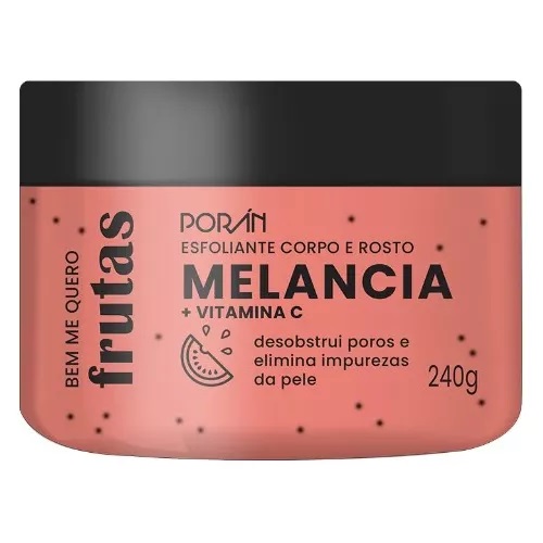Esfoliante Bem Me Quero Melancia e Vitamina C: Renovação Celular com Explosão de Hidratação
