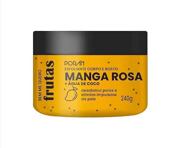 Esfoliante Corporal e Facial Manga Rosa: Renovação e Hidratação com um Toque Tropical
