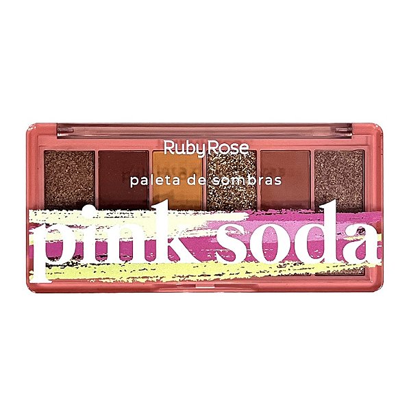 Paleta de Sombras Pink Soda Ruby Rose: Explosão de Cor e Diversão