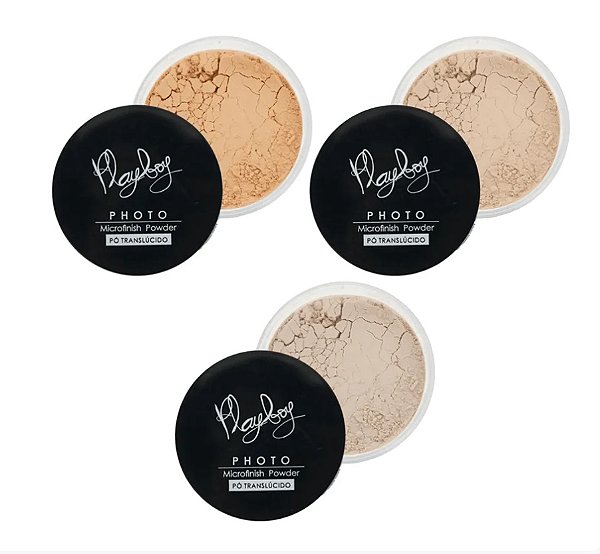 Pó Facial Translúcido Microfinish Powder - Playboy: Acabamento Perfeito e Efeito Aveludado