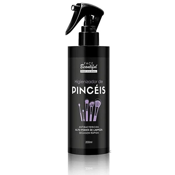 Higienizador de Pincéis Face Beautiful 200ML: Limpeza Profunda e Eficaz para seus Pincéis!