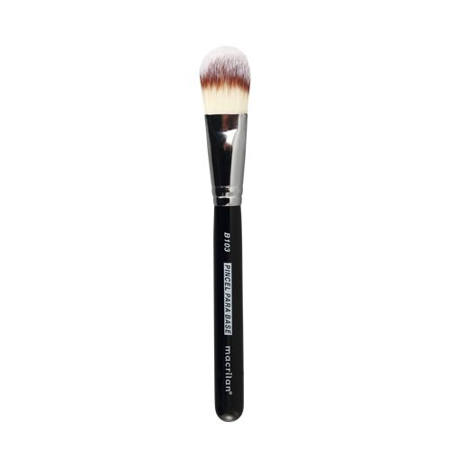 Pincel B103 profissional para base Macrilan: Acabamento impecável para sua maquiagem