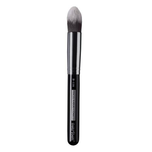 Pincel B116 Profissional Kabuki Cônico Macrilan: Precisão e Efeito Natural