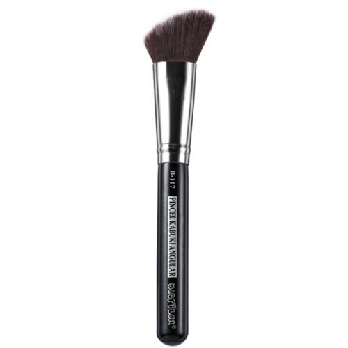 Pincel B117 Profissional Kabuki Angular Macrilan: Contorno e Definição com Precisão