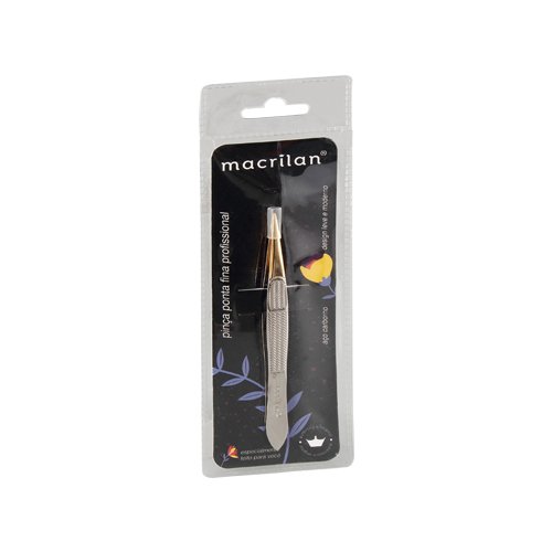 Pinça PI-3 Profissional com Ponta Fina Macrilan: Precisão e Definição para sua Beleza