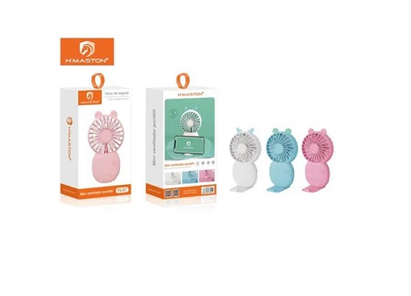 Mini Ventilador Portátil Recarregável USB FS-07 Pro - H'Maston: Refresque-se com estilo em qualquer lugar