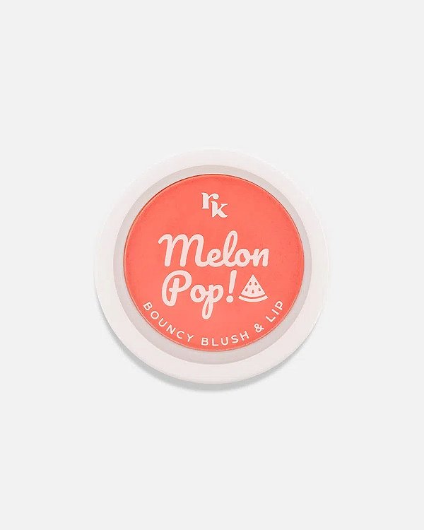 Melon Pop - Bouncy Blush & Lip - Ruby Kisses: Efeito corado e vibrante para suas bochechas e lábios