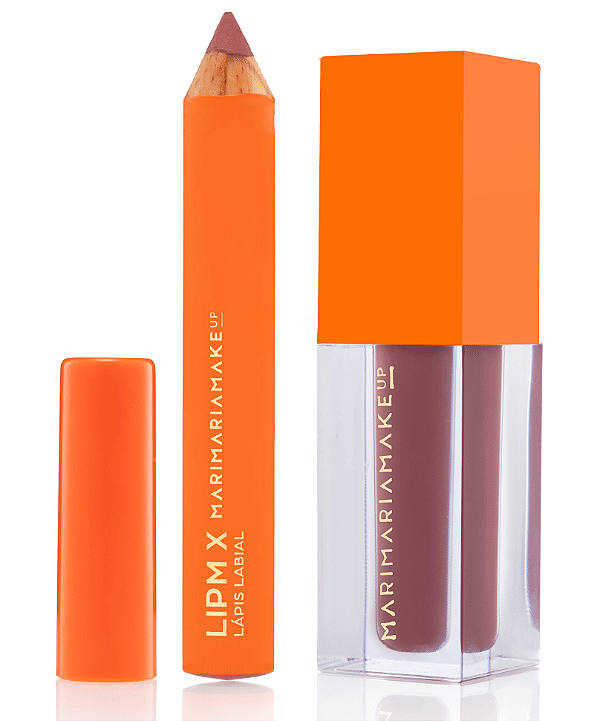 Lipmix Batom Líquido + Lápis Labial - Frosty - Mari Maria Makeup: Efeito Aveludado e Brilho Intenso