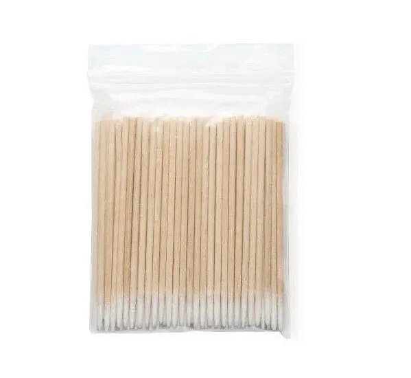 Palito com Algodão para Henna 7cm: Precisão e Praticidade para Delinear Sobrancelhas Perfeitas