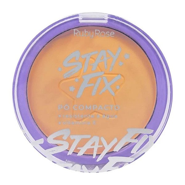 Pó Compacto Stay Fix ME100 Ruby Rose: Perfeição à Prova d'Água para Sua Maquiagem