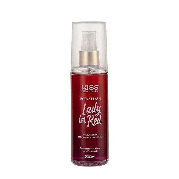 Body Splash Lady in Red - Kiss New York: Sinta-se Irresistível e Confiante