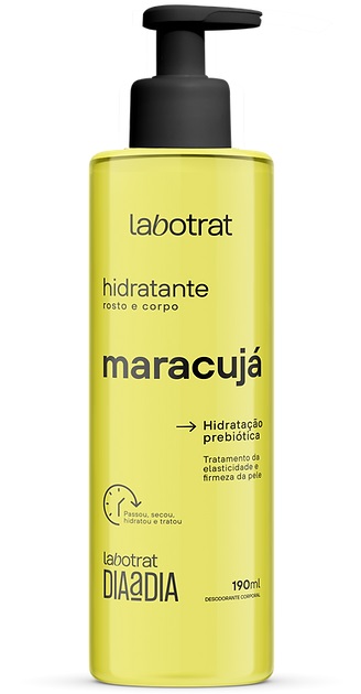 Hidratante Corporal Maracujá 190ml Labotrat: Hidratação Intensa e Explosão de Vitalidade para sua Pele