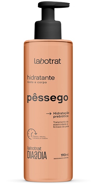 Hidratante Corporal Pêssego 190ml Labotrat: Hidratação Suave e Pele Irresistível