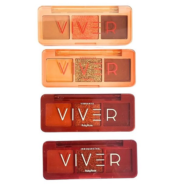 Paleta De Sombras Viver - Ruby Rose: Explore A Sua Criatividade E Crie Looks Incríveis