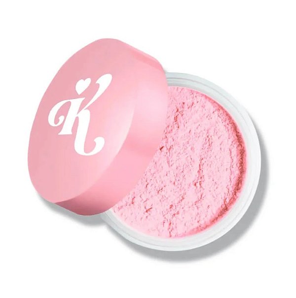 Pó Facial Solto Rosa Pink Powder by Karen Bachini - Efeito Translúcido e Cor de Rosa