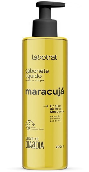 Sabonete Líquido Maracujá Dia a Dia Labotrat: Frescor e Hidratação Deliciosos para Sua Pele