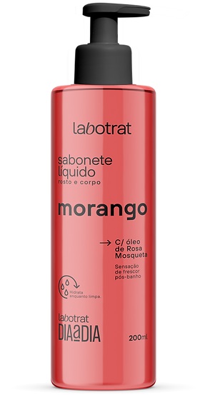Sabonete Líquido Morango Dia a Dia Labotrat: Doçura e Hidratação Irresistíveis para Sua Pele