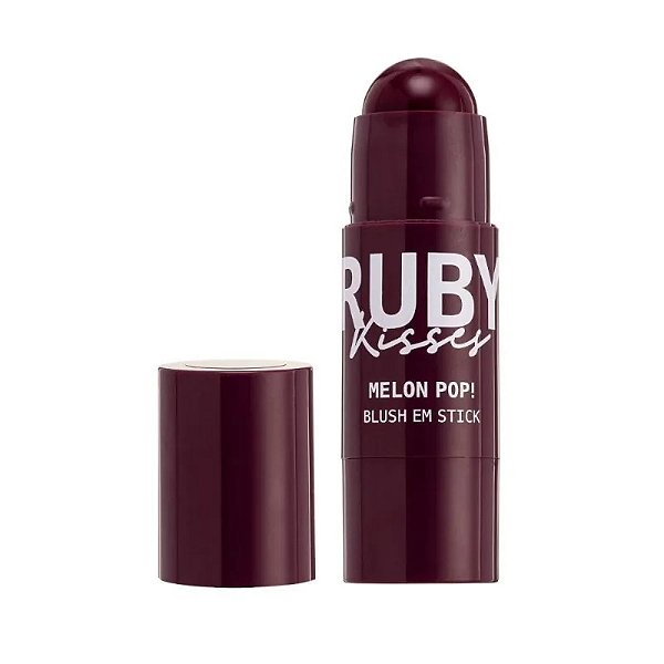Melon Pop! Blush Stick Ruby Kisses: Cor e Hidratação Deliciosa para suas Bochechas