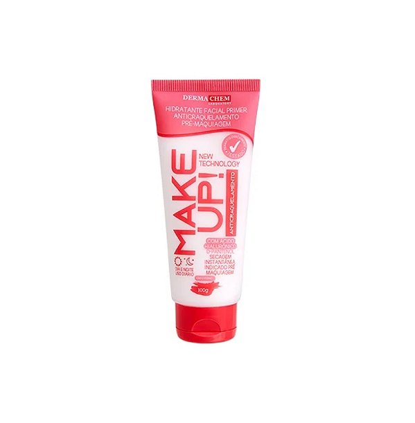 Hidratante Facial Primer Anticraquelamento Make up 100g: Base Perfeita e Pele Renovada