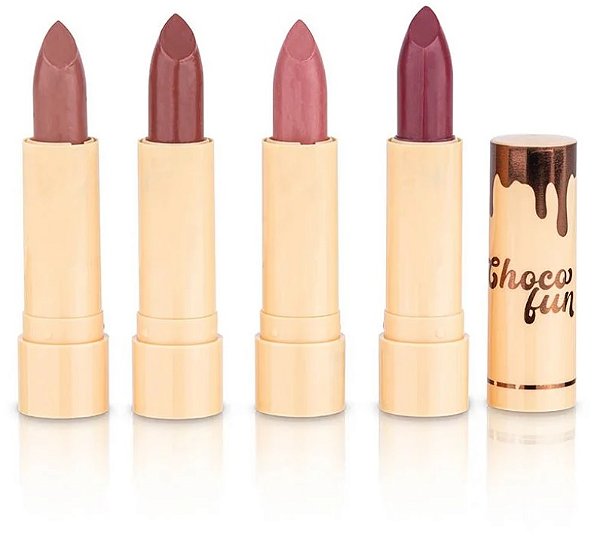 Batom Soft Matte Choco Fun Fenzza: Cores Vibrantes, Acabamento Matte e Hidratação nos Lábios