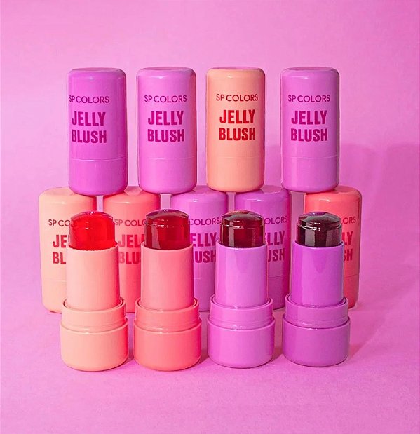 Maquiagem Multifuncional: Jelly Blush SP Colors para um Look Natural e Radiante