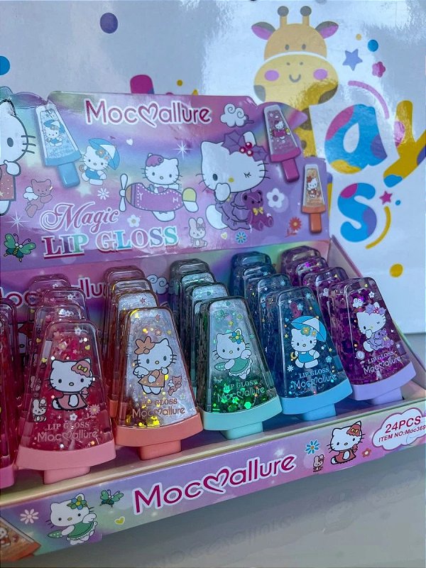 Maquiagem Infantil: Lip Gloss Glitter Hello Kitty para as Pequenas Fashionistas