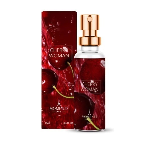 Perfume Cherry Woman 15ml – Moments Paris, Floral e Sedutor com Alta Fixação
