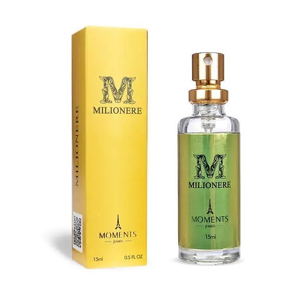 Perfume Milionere 15ml - Moments Paris, Inspirado no Million da Paco Rabanne