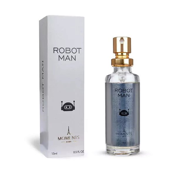 Perfume Robot Man 15ml - Moments Paris, Inspirado no Phantom da Paco Rabanne