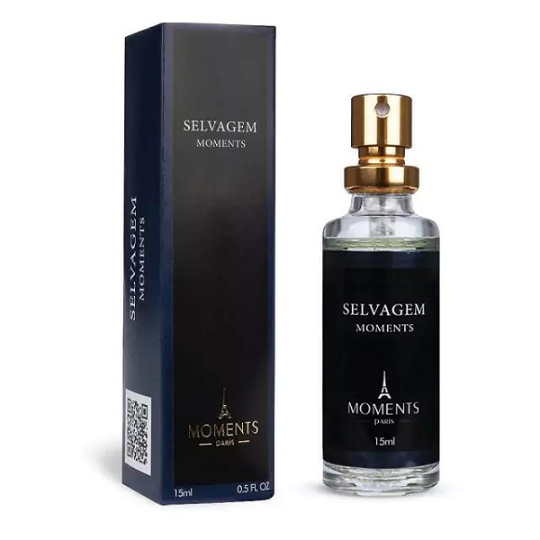 Perfume Selvagem 15ml - Moments Paris, Inspirado no Sauvage da Dior