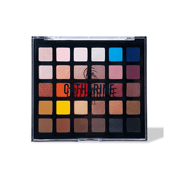 Paleta de Sombras Catharine Hill 30 Cores – Alta Pigmentação e Versatilidade para Maquiagens Opacas e Cintilantes