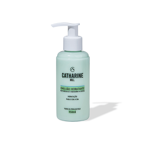 Emulsão Hidratante Catharine Hill – Hidratação Diária com Ácido Hialurônico e Aloe Vera